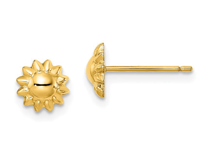 14k Yellow Gold Earrings Style GK1013 - Classique Jewelry Inc.