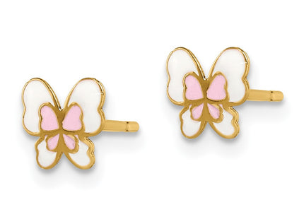 14k Yellow Gold Earrings Style GK1033 - Classique Jewelry Inc.