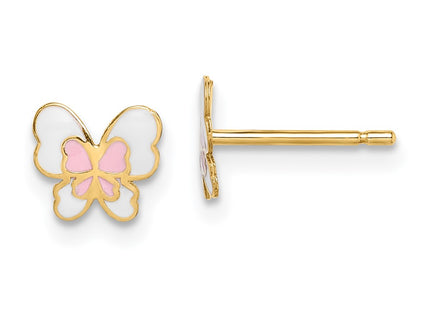 14k Yellow Gold Earrings Style GK1033 - Classique Jewelry Inc.