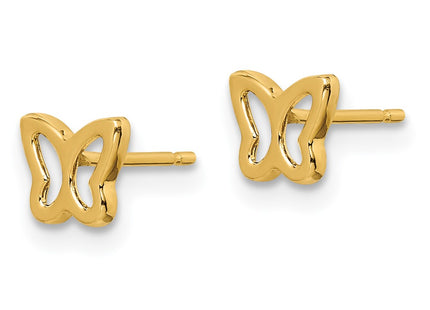 14k Yellow Gold Earrings Style GK1034 - Classique Jewelry Inc.