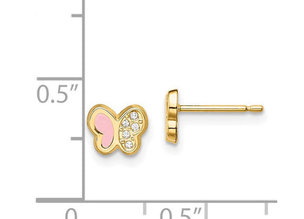 14k Yellow Gold Earrings Style GK1035 - Classique Jewelry Inc.