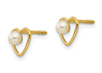 14k Yellow Gold Earrings Style GK105 - Classique Jewelry Inc.