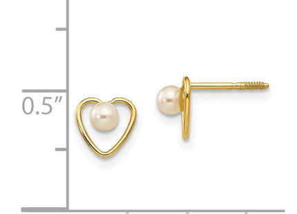 14k Yellow Gold Earrings Style GK105 - Classique Jewelry Inc.