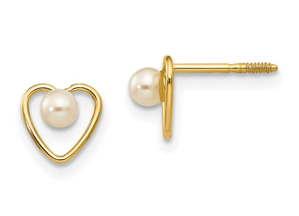 14k Yellow Gold Earrings Style GK105 - Classique Jewelry Inc.