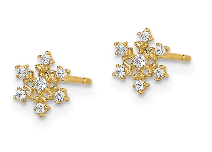 14k Yellow Gold Earrings Style GK1057 - Classique Jewelry Inc.