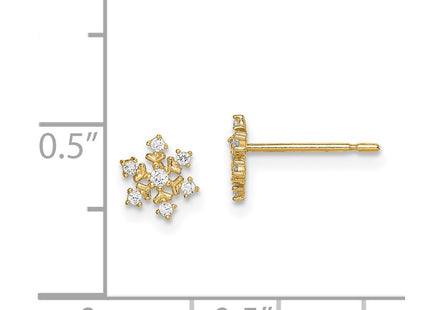 14k Yellow Gold Earrings Style GK1057 - Classique Jewelry Inc.