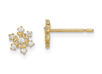 14k Yellow Gold Earrings Style GK1057 - Classique Jewelry Inc.