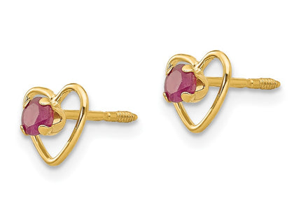 14k Yellow Gold Earrings Style GK106 - Classique Jewelry Inc.