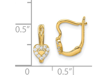 14k Yellow Gold Earrings Style GK1060 - Classique Jewelry Inc.