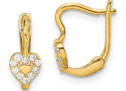 14k Yellow Gold Earrings Style GK1060 - Classique Jewelry Inc.