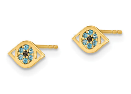 14k Yellow Gold Earrings Style GK1069 - Classique Jewelry Inc.