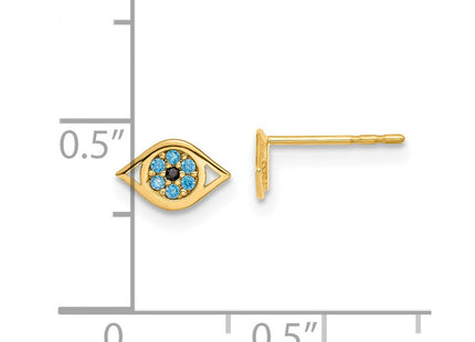 14k Yellow Gold Earrings Style GK1069 - Classique Jewelry Inc.