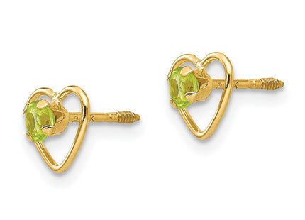 14k Yellow Gold Earrings Style GK107 - Classique Jewelry Inc.