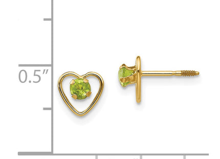 14k Yellow Gold Earrings Style GK107 - Classique Jewelry Inc.