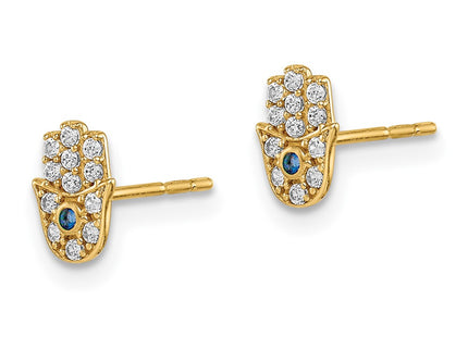 14k Yellow Gold Earrings Style GK1074 - Classique Jewelry Inc.