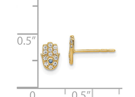 14k Yellow Gold Earrings Style GK1074 - Classique Jewelry Inc.