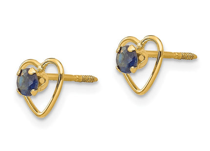 14k Yellow Gold Earrings Style GK108 - Classique Jewelry Inc.