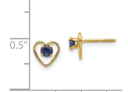 14k Yellow Gold Earrings Style GK108 - Classique Jewelry Inc.