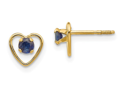 14k Yellow Gold Earrings Style GK108 - Classique Jewelry Inc.