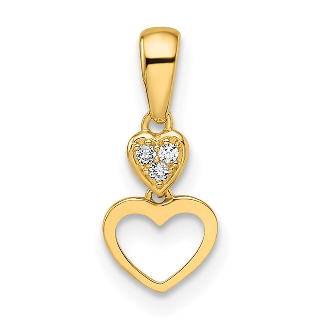 14k Yellow Gold Pendants Style GK1088 - Classique Jewelry Inc.