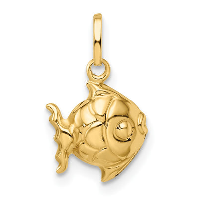 14K gold pendant