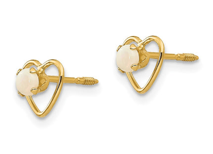 14k Yellow Gold Earrings Style GK109 - Classique Jewelry Inc.