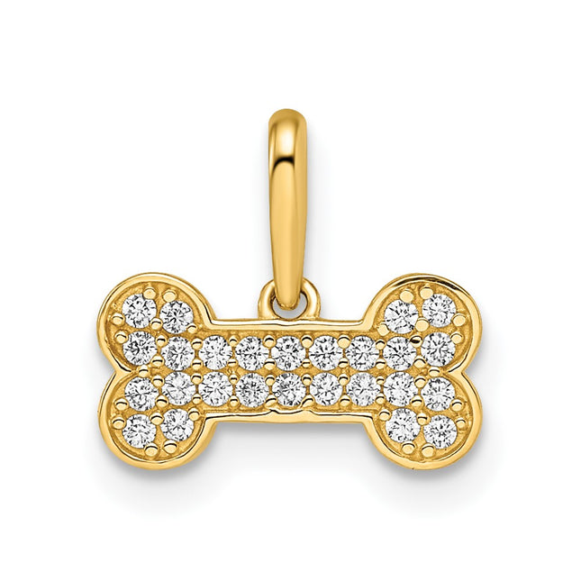 14k Yellow Gold Pendants Style GK1095 - Classique Jewelry Inc.