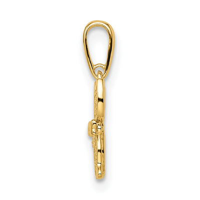 14K Madi K CZ Cat Pendant