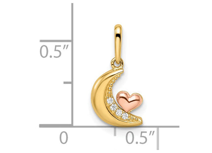 14k Two-tone Pendants Style GK1099 - Classique Jewelry Inc.