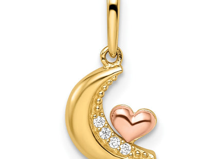 14k Two-tone Pendants Style GK1099 - Classique Jewelry Inc.