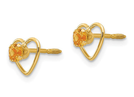 14k Yellow Gold Earrings Style GK110 - Classique Jewelry Inc.