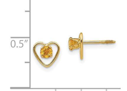 14k Yellow Gold Earrings Style GK110 - Classique Jewelry Inc.