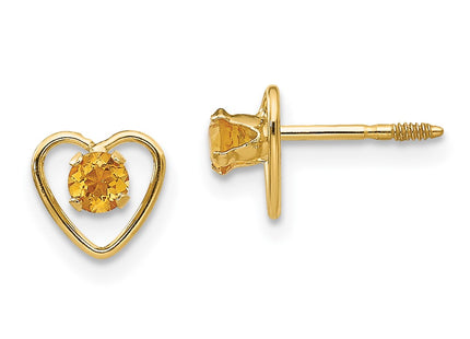 14k Yellow Gold Earrings Style GK110 - Classique Jewelry Inc.
