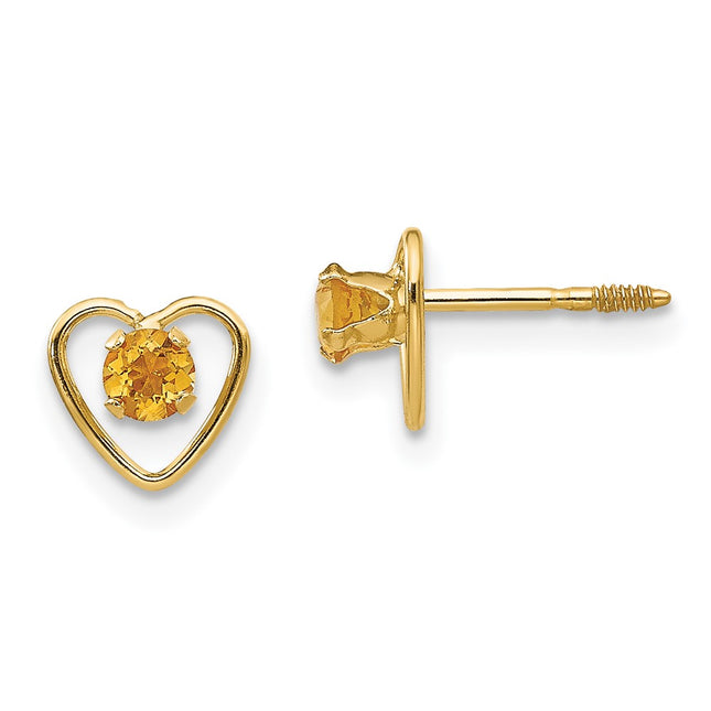 14k Yellow Gold Earrings Style GK110 - Classique Jewelry Inc.