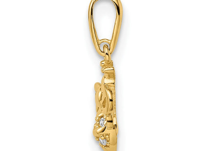14k Yellow Gold Pendants Style GK1104 - Classique Jewelry Inc.
