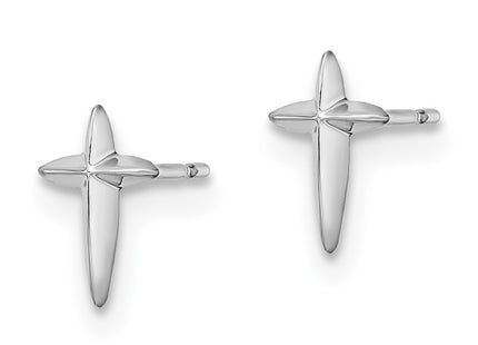 14k White Gold Earrings Style GK1111 - Classique Jewelry Inc.