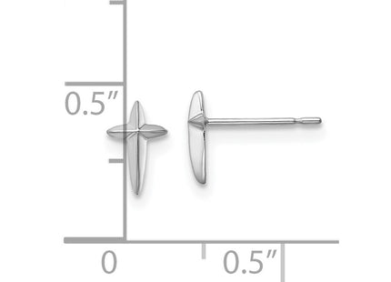 14k White Gold Earrings Style GK1111 - Classique Jewelry Inc.