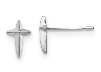 14k White Gold Earrings Style GK1111 - Classique Jewelry Inc.