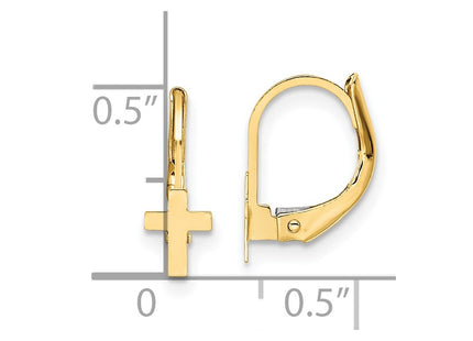 14k Yellow Gold Earrings Style GK1112 - Classique Jewelry Inc.