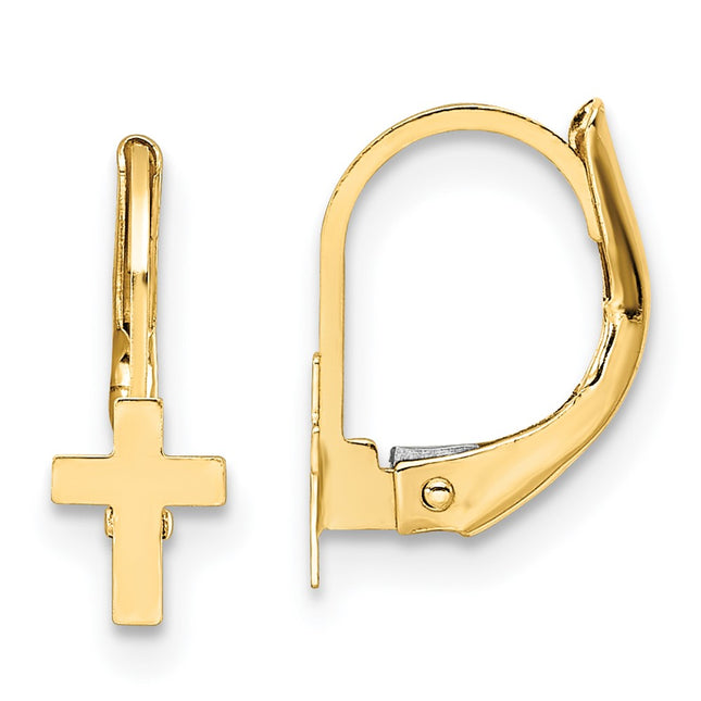 14k Yellow Gold Earrings Style GK1112 - Classique Jewelry Inc.