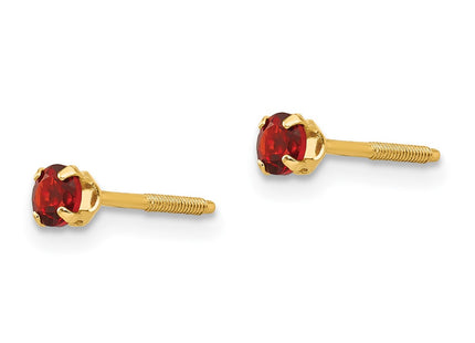 14k Yellow Gold Earrings Style GK112 - Classique Jewelry Inc.