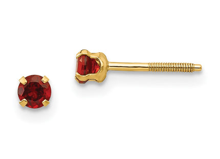 14k Yellow Gold Earrings Style GK112 - Classique Jewelry Inc.