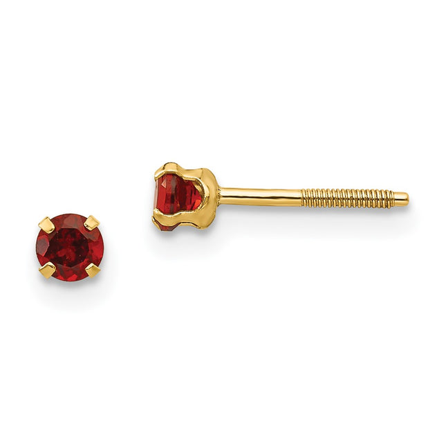 14k Yellow Gold Earrings Style GK112 - Classique Jewelry Inc.