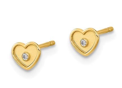 14k Yellow Gold Earrings Style GK1124 - Classique Jewelry Inc.