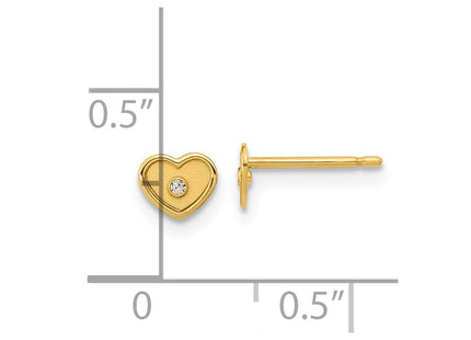 14k Yellow Gold Earrings Style GK1124 - Classique Jewelry Inc.