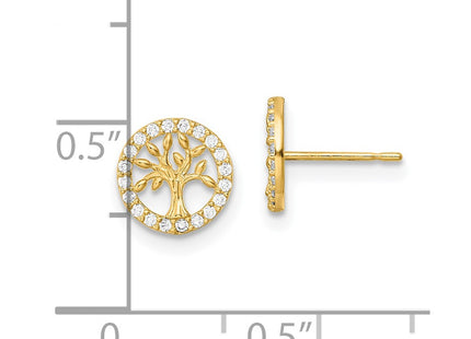 14k Yellow Gold Earrings Style GK1126 - Classique Jewelry Inc.