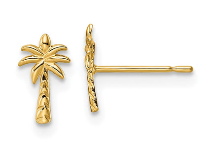 14k Yellow Gold Earrings Style GK1127 - Classique Jewelry Inc.