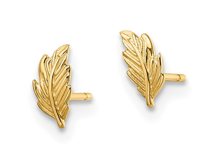 14k Yellow Gold Earrings Style GK1128 - Classique Jewelry Inc.