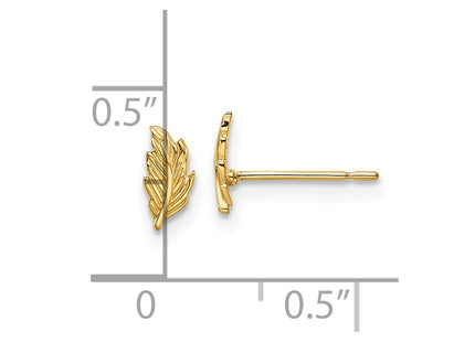 14k Yellow Gold Earrings Style GK1128 - Classique Jewelry Inc.