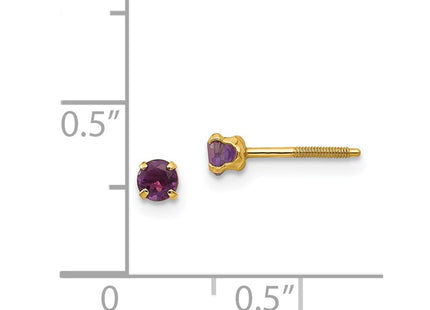 14k Yellow Gold Earrings Style GK113 - Classique Jewelry Inc.